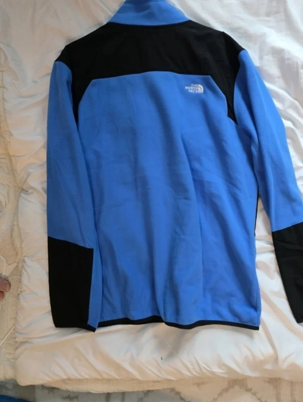 The North Face Glacier Pro Fleece Men's Black and Blue Performance Full-Zip NWOT